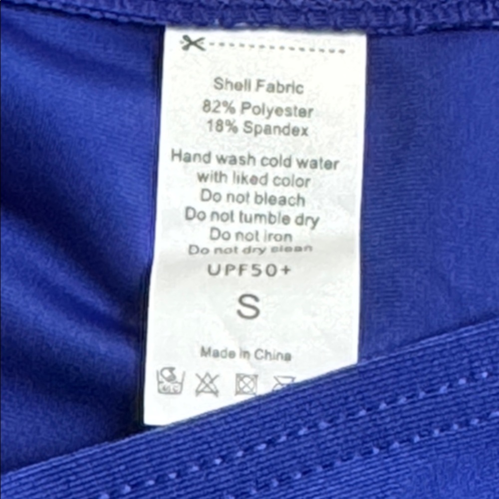 Chic Blue Women's Bikini Bottom with Lace Detail - Picture 3 of 6